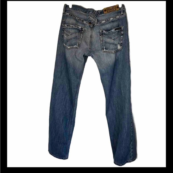 Dolce & Gabbana Vintage Distressed Light Wash Ittierre‎ Straight Leg Jeans Sz 34 - Picture 5 of 9